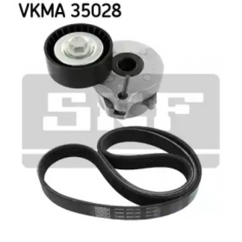 VKMA 35028 SKF Комплект доріжкового ремня (ролик, ремінь)
